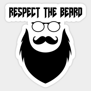 Respect The Beard Sticker